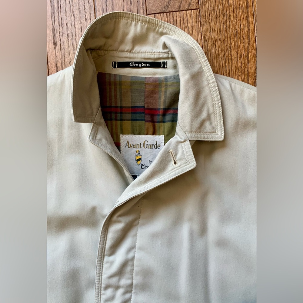 Vintage Croydon Trench coat
The “Avant Garde”by Croydon S 38